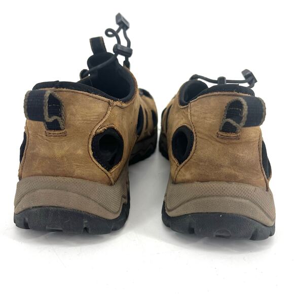 Duluth‎ Trading Co Men\'s Oiled Leather Closed Toe Sandal Wild Boar 12 Wide main image 5